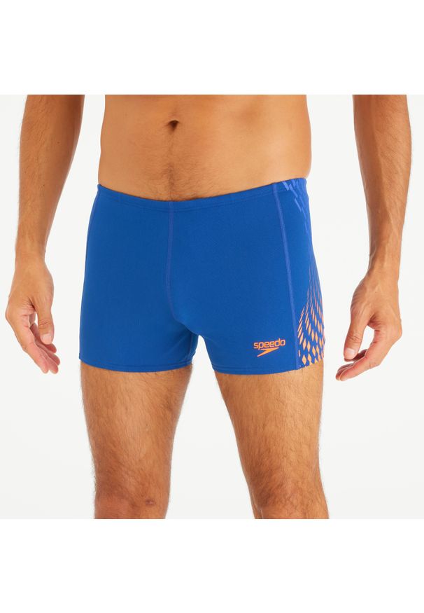 Bokserki pływackie męskie Speedo Multi. Kolor: niebieski. Materiał: poliester