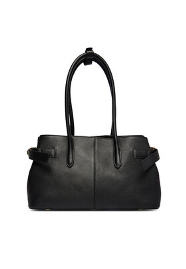 Patrizia Pepe Torebka 8B0305/L162 Czarny. Kolor: czarny. Materiał: skórzane