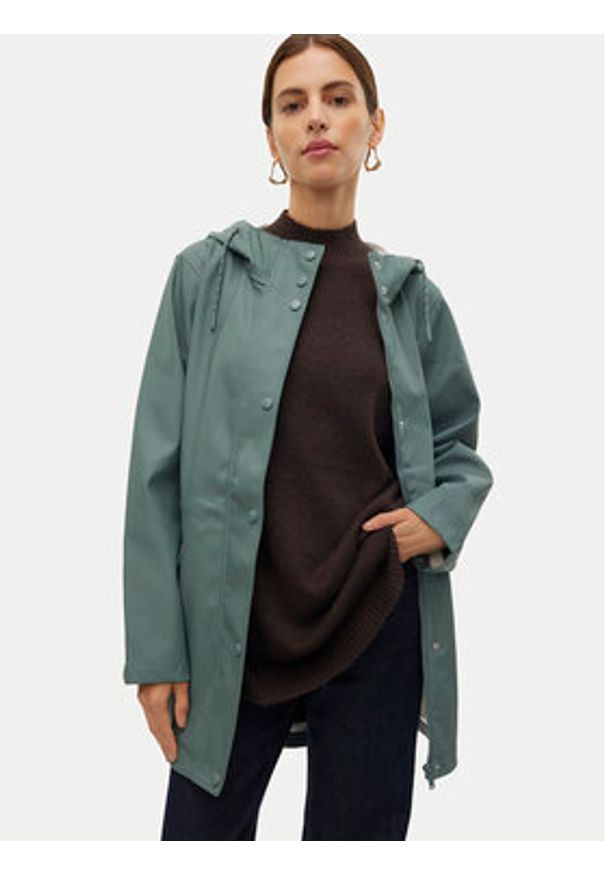 Vero Moda Kurtka przeciwdeszczowa Malou 10266982 Zielony Regular Fit. Kolor: zielony. Materiał: syntetyk