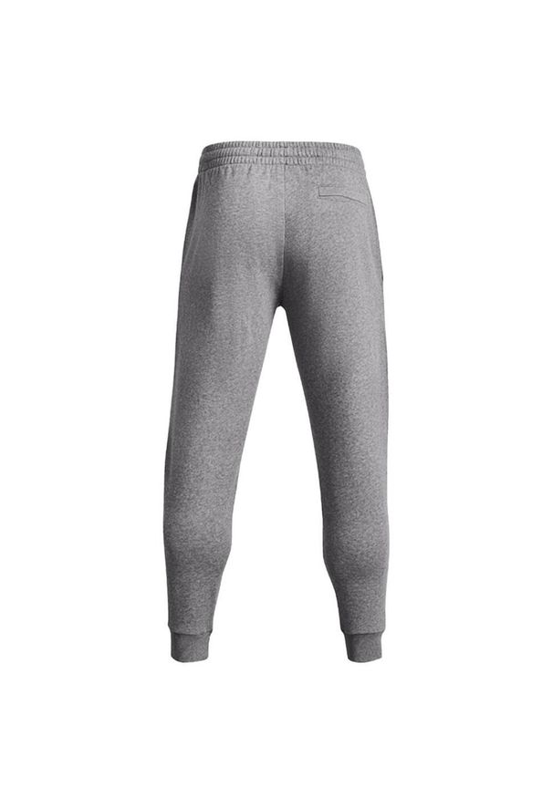 Under Armour - Spodnie Do Joggingu Męskie Polar Rival. Kolor: szary. Materiał: polar. Sport: bieganie