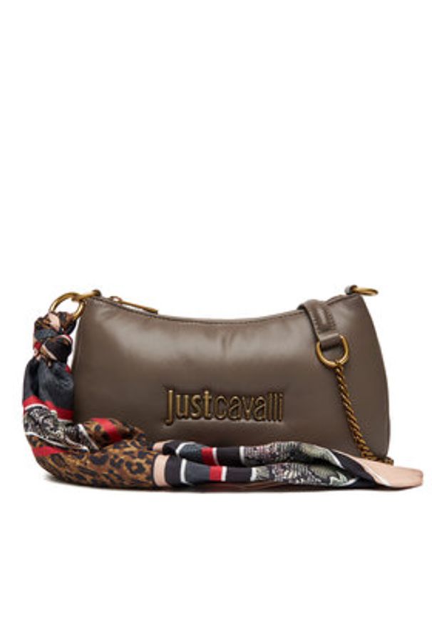 Just Cavalli Torebka 79RA4BD7 ZS748 Brązowy. Kolor: brązowy. Materiał: skórzane