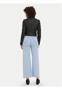 Vero Moda Kurtka z imitacji skóry 10274998 Czarny Regular Fit. Kolor: czarny. Materiał: skóra