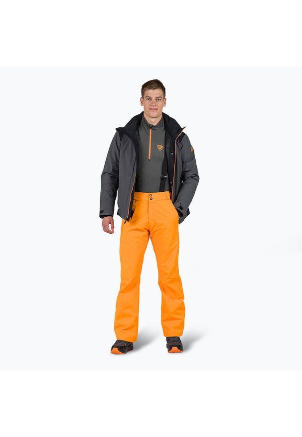 Bluza męska Rossignol Blackside Fleece Hz. Kolor: szary. Sezon: zima. Sport: narciarstwo