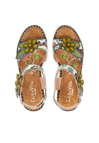 Laura Vita Sandały Ballon 08 Kolorowy. Materiał: skóra. Wzór: kolorowy #5