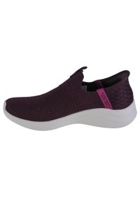 skechers - Buty sportowe Sneakersy damskie, Skechers Ultra Flex 3.0-Shiny Night Slip-Ins. Kolor: czerwony, wielokolorowy, brązowy. Sport: turystyka piesza