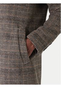 Karl Lagerfeld - KARL LAGERFELD Płaszcz wełniany 455733 554755 Szary Regular Fit. Typ kołnierza: dekolt w karo. Kolor: szary. Materiał: wełna, syntetyk #10