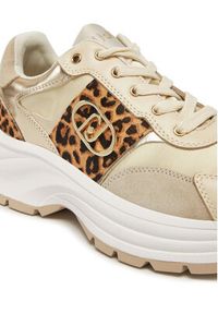 Liu Jo Sneakersy Eva 02 BA5065 PX243 Beżowy. Kolor: beżowy. Materiał: materiał #5