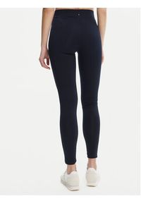 TOMMY HILFIGER - Tommy Hilfiger Legginsy UW0UW05893 Granatowy Slim Fit. Kolor: niebieski. Materiał: bawełna #3