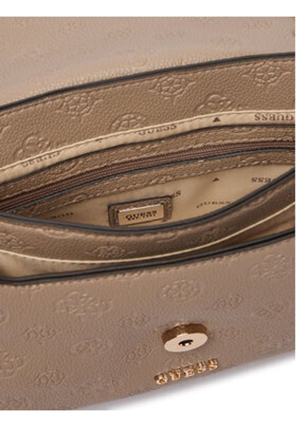 Guess Torebka Anise HWPD99 16210 Beżowy. Kolor: beżowy. Materiał: skórzane