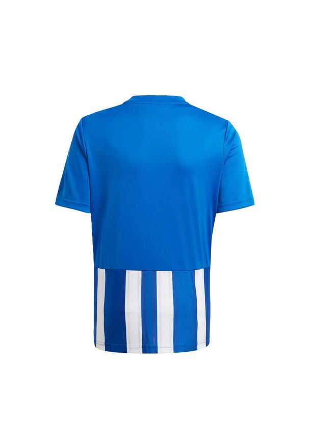 Adidas - Koszulka dla dzieci adidas Striped 21 Jersey Youth. Kolor: biały, wielokolorowy, niebieski. Materiał: jersey. Sport: piłka nożna