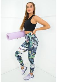 2SkIN - Legginsy na trening damskie 2skin Spring. Kolor: wielokolorowy. Materiał: elastan, poliester. Sport: fitness