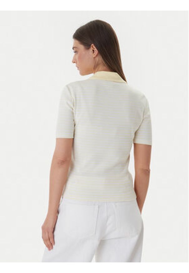 Calvin Klein Jeans Polo LV047F835G Kolorowy Slim Fit. Typ kołnierza: polo. Materiał: bawełna. Wzór: kolorowy