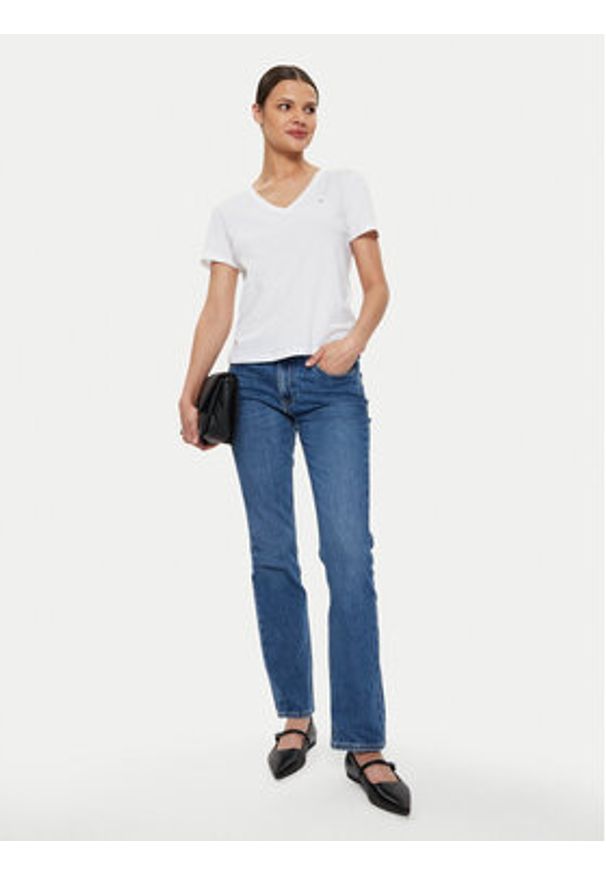Tommy Jeans Komplet 2 t-shirtów DW0DW11458 Kolorowy Slim Fit. Materiał: bawełna. Wzór: kolorowy