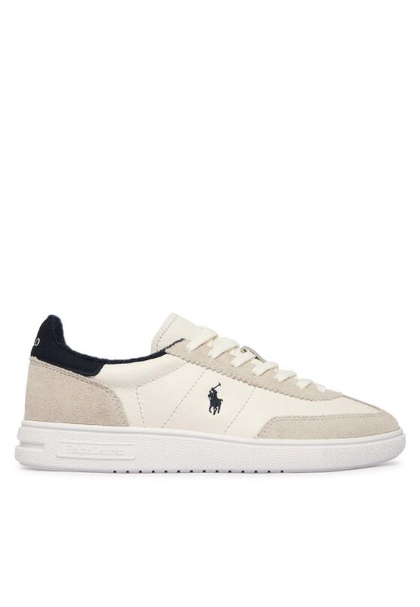 Polo Ralph Lauren Sneakersy 809P07173002 Biały. Kolor: biały. Materiał: skóra, zamsz