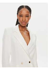 Fracomina Sukienka koktajlowa FQ24SD1008W42901 Biały Slim Fit. Kolor: biały. Materiał: syntetyk. Styl: wizytowy #2