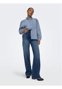 only - ONLY Koszula jeansowa 15267501 Niebieski Standard Fit. Kolor: niebieski. Materiał: jeans #6