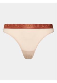 Emporio Armani Underwear Stringi 162468 3F235 03050 Beżowy. Kolor: beżowy. Materiał: bawełna #1