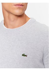 Lacoste Sweter AH1985 Szary Regular Fit. Kolor: szary. Materiał: bawełna #3