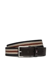 TOMMY HILFIGER - Pasek Męski Tommy Hilfiger. Kolor: szary