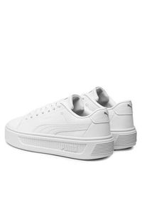 Puma Sneakersy Smash Platform V3 Sleek 38940101 Biały. Kolor: biały. Materiał: skóra. Obcas: na platformie #5