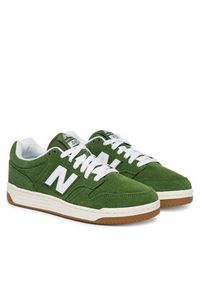 New Balance Sneakersy BB480PTG Zielony. Kolor: zielony. Materiał: skóra #4