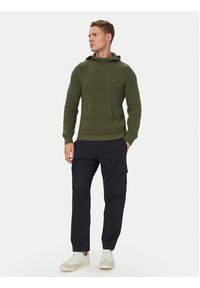 Aeronautica Militare Sweter 262MA1665UL00409 Khaki Regular Fit. Kolor: brązowy. Materiał: bawełna #3