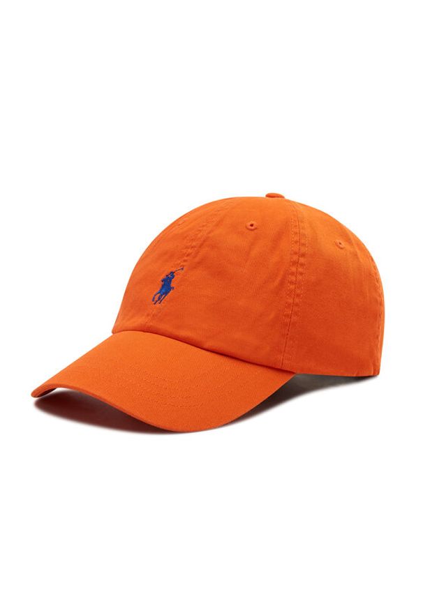 Polo Ralph Lauren Czapka z daszkiem Classic Sport Cap 710667709014 Pomarańczowy. Kolor: pomarańczowy. Materiał: materiał. Styl: sportowy