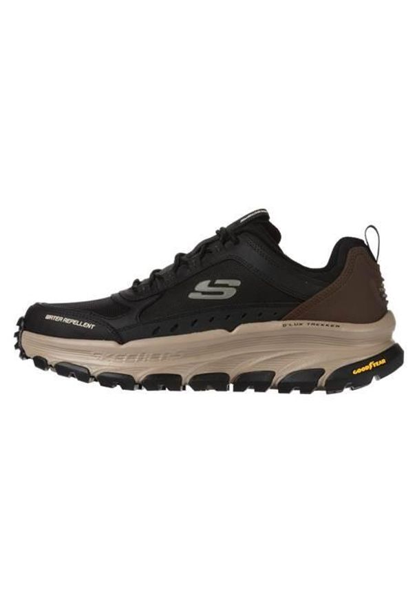 skechers - Buty do chodzenia męskie Skechers Dlux Trekker. Kolor: czarny. Materiał: syntetyk, tkanina, materiał. Sport: turystyka piesza, fitness
