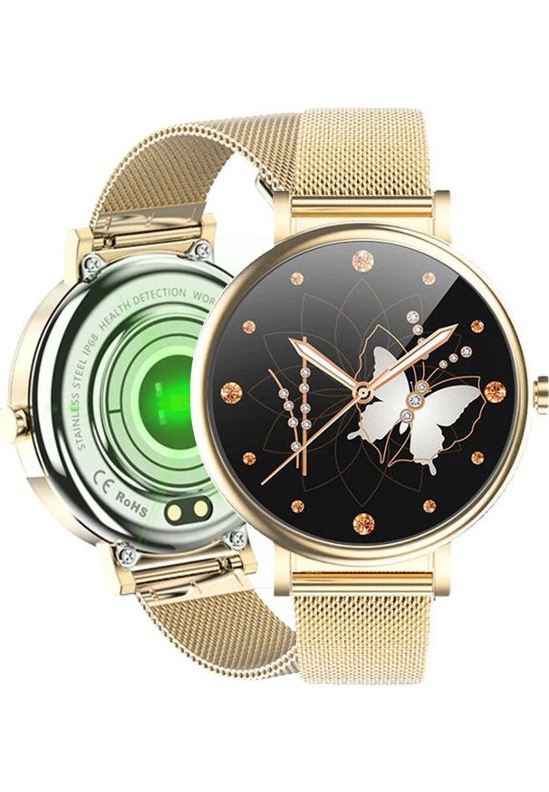 Smartwatch Rubicon LW06 Złoty (RNBE64). Rodzaj zegarka: smartwatch. Kolor: złoty