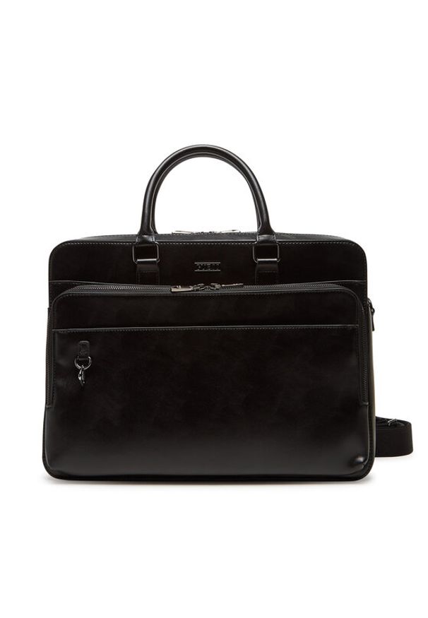 Guess Torba na laptopa HMBOCA P5338 Czarny. Kolor: czarny. Materiał: skóra