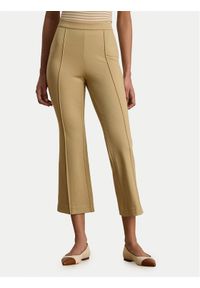 Lauren Ralph Lauren - LAUREN RALPH LAUREN Spodnie materiałowe 200P09085002 Beżowy Slim Fit. Kolor: beżowy. Materiał: wiskoza #1