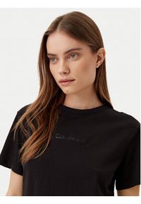 Calvin Klein T-Shirt K20K208294 Czarny Regular Fit. Kolor: czarny. Materiał: bawełna