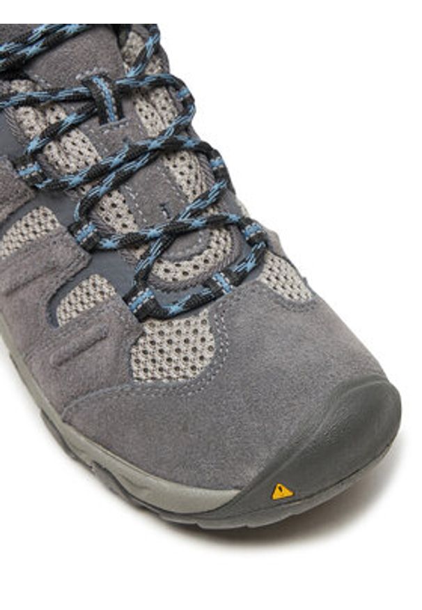 keen - Keen Trekkingi Headout Mid Wp Steel 1028307 Szary. Kolor: szary. Materiał: skóra, zamsz