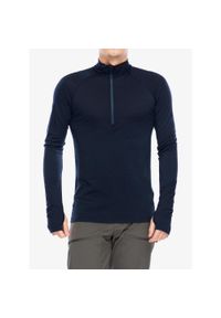 Bluza termoaktywna męska Houdini Desoli Light Half Zip. Kolor: niebieski. Sezon: zima. Sport: narciarstwo