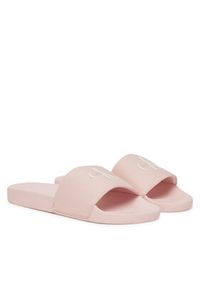 Calvin Klein Jeans Klapki Slide Monogram Wn Logo Ck YW0YW01967 Różowy. Kolor: różowy. Materiał: materiał #5
