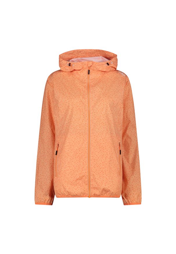 Kurtka damska turystyczna CMP 31X7296. Kolor: wielokolorowy, żółty, pomarańczowy. Sport: turystyka piesza