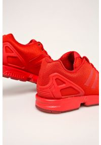 adidas Originals - Buty ZX Flux. Nosek buta: okrągły. Zapięcie: sznurówki. Kolor: czerwony. Materiał: syntetyk, materiał, guma. Szerokość cholewki: normalna. Obcas: na obcasie. Model: Adidas ZX Flux, Adidas ZX. Wysokość obcasa: średni #3