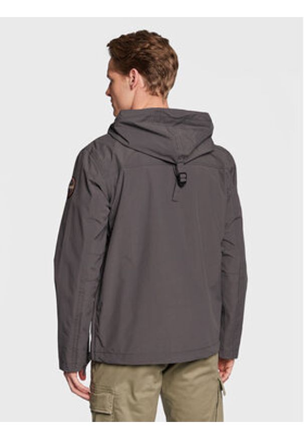 Napapijri Kurtka anorak Rainforest M Sum 3 NP0A4G7D Szary Regular Fit. Kolor: szary. Materiał: syntetyk
