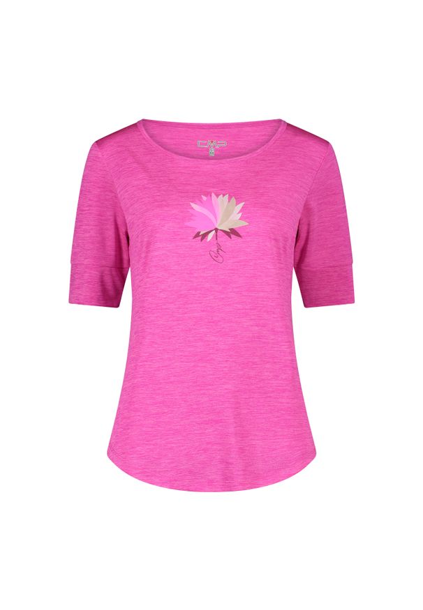 Koszulka damska turystyczna CMP 35N5486. Kolor: różowy