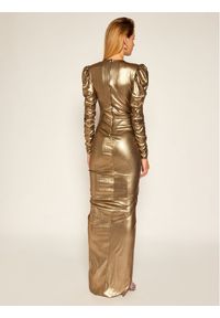 Babylon Sukienka wieczorowa S00946 Złoty Regular Fit. Kolor: złoty. Styl: wizytowy #3