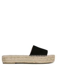 Manebi Espadryle Double Sole Slides K 1.0 DS Czarny. Kolor: czarny. Materiał: zamsz, skóra #1