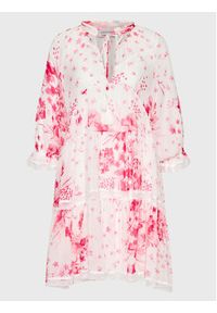 Ermanno Firenze Sukienka koktajlowa D42EQ065CSEC8 Różowy Regular Fit. Kolor: różowy. Materiał: wiskoza. Styl: wizytowy #7