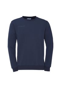 UHLSPORT - Bluza Uhlsport Essential. Kolor: niebieski, czarny, biały, wielokolorowy. Materiał: prążkowany. Wzór: napisy. Styl: sportowy
