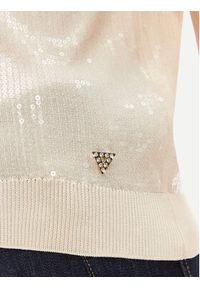 Guess Sweter W5YR21 Z3E70 Écru Regular Fit. Materiał: wiskoza #4