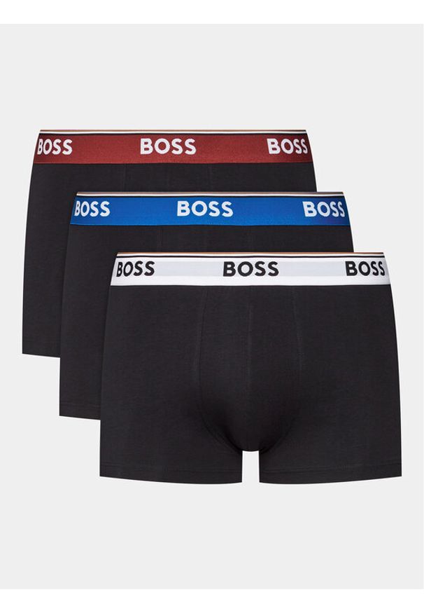 BOSS - Boss Komplet 3 par bokserek 50514928 Kolorowy. Materiał: bawełna. Wzór: kolorowy