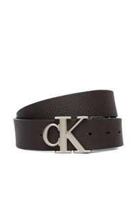 Calvin Klein Pasek Ck Buckle Tumbled 35Mm Adj/Rev LV04D7049G Czarny. Kolor: czarny. Materiał: skóra #4