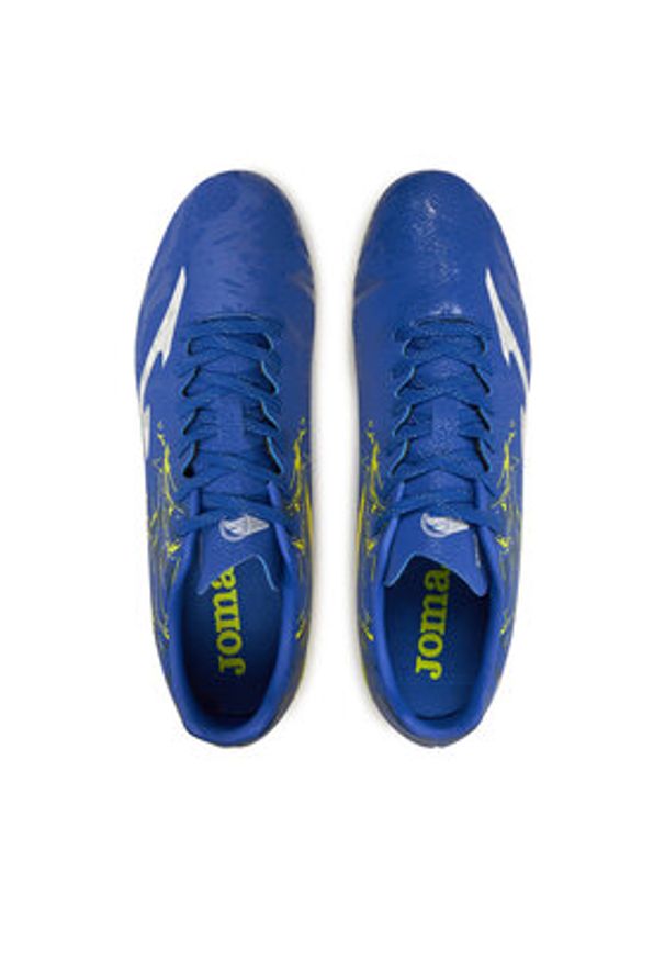Joma Buty do piłki nożnej Supercopa Firm Ground SUPW2404FG Niebieski. Kolor: niebieski. Materiał: skóra