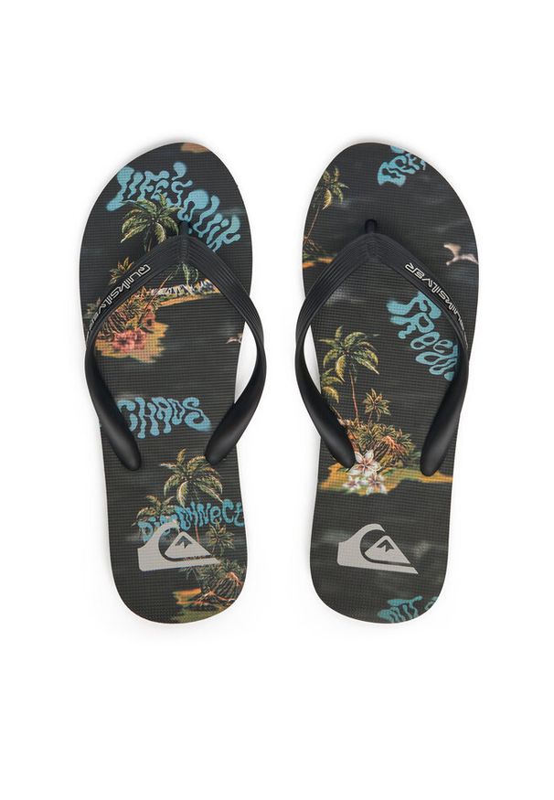 Japonki Quiksilver. Kolor: czarny