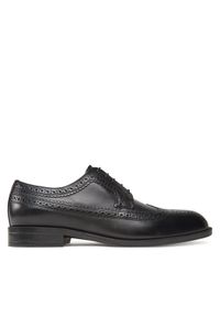 BOSS Półbuty Tayil 50543423 Czarny. Kolor: czarny. Materiał: skóra