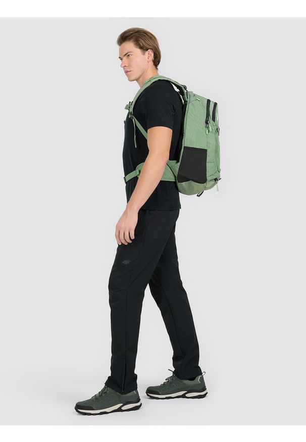 4f - 4F Spodnie trekkingowe membrana 5000 męskie - czarne S. Kolor: czarny. Materiał: skóra, materiał. Technologia: Primaloft. Sport: turystyka piesza, wspinaczka